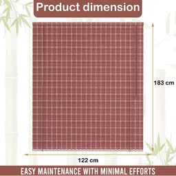 RUBOXA Maroon Window Blinds image 2