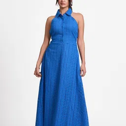How When Wear Broderie Cold Shoulder Maxi Dress-picture-28