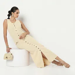 SHOWOFF Women Bodycon Sleeveless Maxi Dress-picture-43