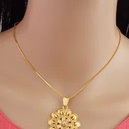 Ramdev Art Fashion Jwellery Gold-Plated Brass Necklace-picture-21