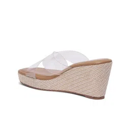 ERIDANI Textured Wedge Sandals image 4