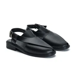 STEPHORN Men Ethnic Shoe-Style Peshawari Sandal with Buckle Strap-image-10