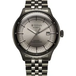 Titan Automatic Weekender Men Round Dial & Bracelet Style Straps Analogue Watch 90201QM02-picture-11
