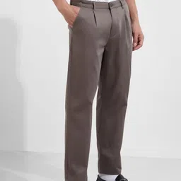 The Indian Garage Co Men Relaxed Fit Mid-Rise Chinos Trousers image 4