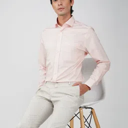 FASHION FORMAL Men Classic Fit Spread Collar Solid Cotton Formal Shirt-picture-21