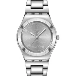 Swatch Blossom Time Women Patterned Stainless Steel Straps Analogue Watch YLS237G-picture-13