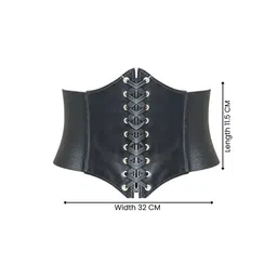 Niddleman Women Lace-up Velcro Corset image 3