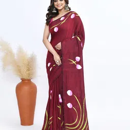 SPRISH Ethnic Motifs Pure Cotton Khadi Saree-picture-16