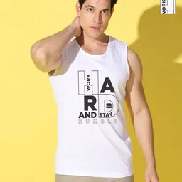 WOOSTRO Men Pack of 2 Typography Printed Round Neck Cotton Slim Fit T-shirts-picture-27