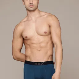 HRX by Hrithik Roshan Pack Of 2 Mid-Rise Short Trunks HRX-P1-TRUNK-AIRFORCE-GREY-S image 3