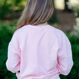 LULU & SKY Graphic Printed Round Neck Pullover Sweatshirt image 3