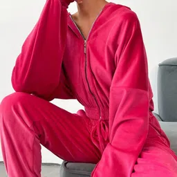 Mast & Harbour Hodded Sweatshirt With Joggers Co-Ords image 5