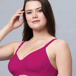 Eden Pack OF 2 Women Cotton Solid Bra Full Coverage image 2