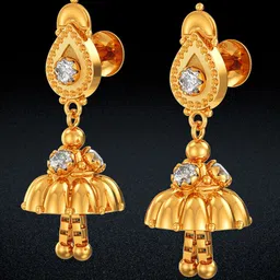 Joyalukkas Women Earrings Gold- 3.23 gms-picture-39