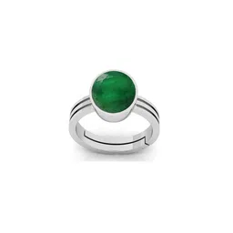 RRVGEM 5.00 KT 5.30 KT Unheated Untreated Emerald Ring-picture-32