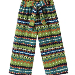 CrayonFlakes Girls Printed Flared Wide Leg Trousers-picture-20