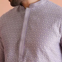 KISAH Men Regular Kurta with Trousers image 5