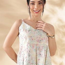 Taavi Women Shoulder Straps Peplum Top-picture-31
