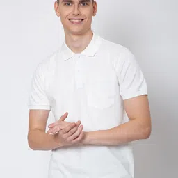 Sparky Men Polo Collar Pockets Slim Fit T-shirt-image-11