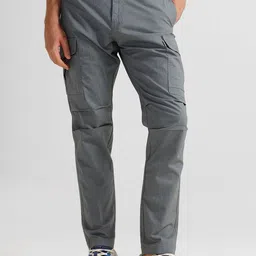 Crocodile Men Regular Fit Cargos Trousers-picture-17