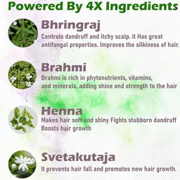 DRONTIKA Wild & Pure Herbal Dandruff Protection Maha Bhringraj Shampoo - 200 ml image 4