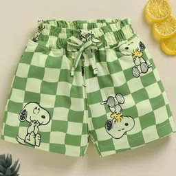 Biskid Girls Conversational Checked Shorts-image-25