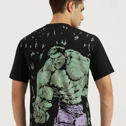 Fiesto Fashion Men Superhero Graphic T-shirt-image-4