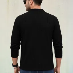 HERE&NOW Men Polo Collar T-shirt image 3