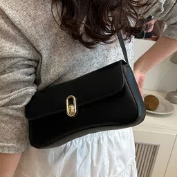 LULU & SKY Women Solid Structured Shoulder Bag image 3