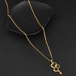 Boghra Sales Set Of 3 Gold-Plated Alloy American Diamond Necklace image 2