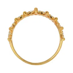 BHIMA 22K BIS Hallmark 916 Purity Gold Crown Ring image 2