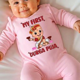 KNITROOT Infants Printed Cotton Round Neck Rompers-picture-37