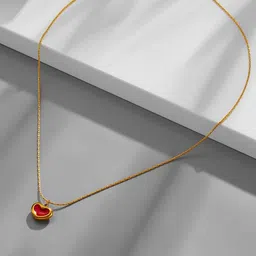 MYKI Stainless Steel Gold-Plated Quirky Pendants With Chains-picture-36