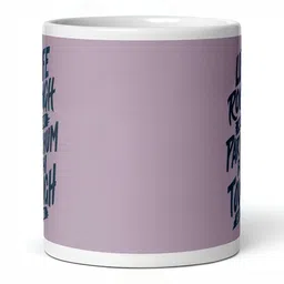 Mr UVD Blue & Purple Typography Printed Ceramic Glossy Mug 350 ml-picture-24