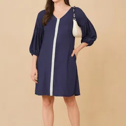 The Kaftan Company Puff Sleeve Dress image 3