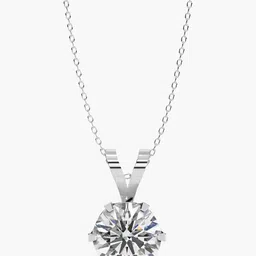 VALANOVA BIS Hallmark 18KT White Gold Diamond Studded Pendant - 1.55 gm-picture-14