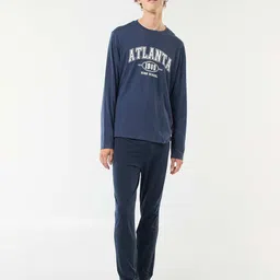 KIABI Printed Pure Cotton Night Suit-picture-22