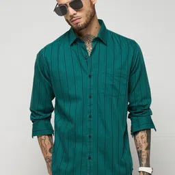 Red Flame Men Slim Fit Opaque Checked Casual Shirt-picture-21