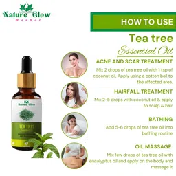 Nature Glow Herbal Nature Tea Tree Essential Oil - 30ml image 2