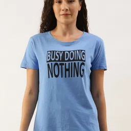 Kryptic Women Printed Cotton Lounge T-Shirt-image-45