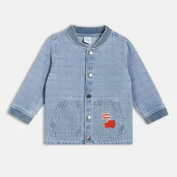 MINI KLUB Boys Stand Collar Solid Pure Cotton Tailored Jacket-picture-16