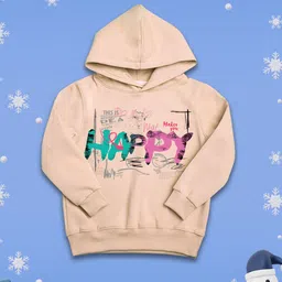 NUSYL Girls Printed Hooded Sweatshirt-image-82