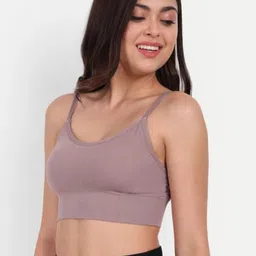 KAMINI Pack of 2 Solid Full Coverage Lightly Padded Non-Wired Everyday Bra image 3