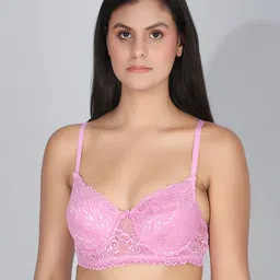 StyFun Women Pack of 2 Floral Cotton Full Coverage Underwired Lightly Padded Bra image 2