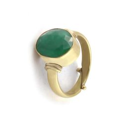 GenZcomplex Gold-Plated Brass Finger Ring-picture-24