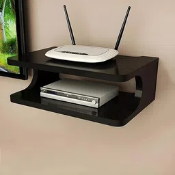 muneer SET TOP BOX SATND MDF (Medium Density Fiber) Wall Shelf-picture-38