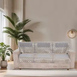 BREVARD Green Embroidered Other Sofa Cover-image-18