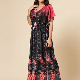 CHUI MUI Printed Maxi Kaftan Nightdress image 4