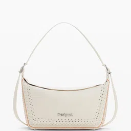 Desigual Braided & Contrast Stitch Detail Shoulder Bag image 5