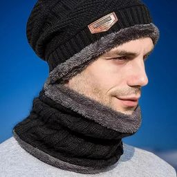 Infispace Unisex Beanie Cap With Neck Warmer-picture-37